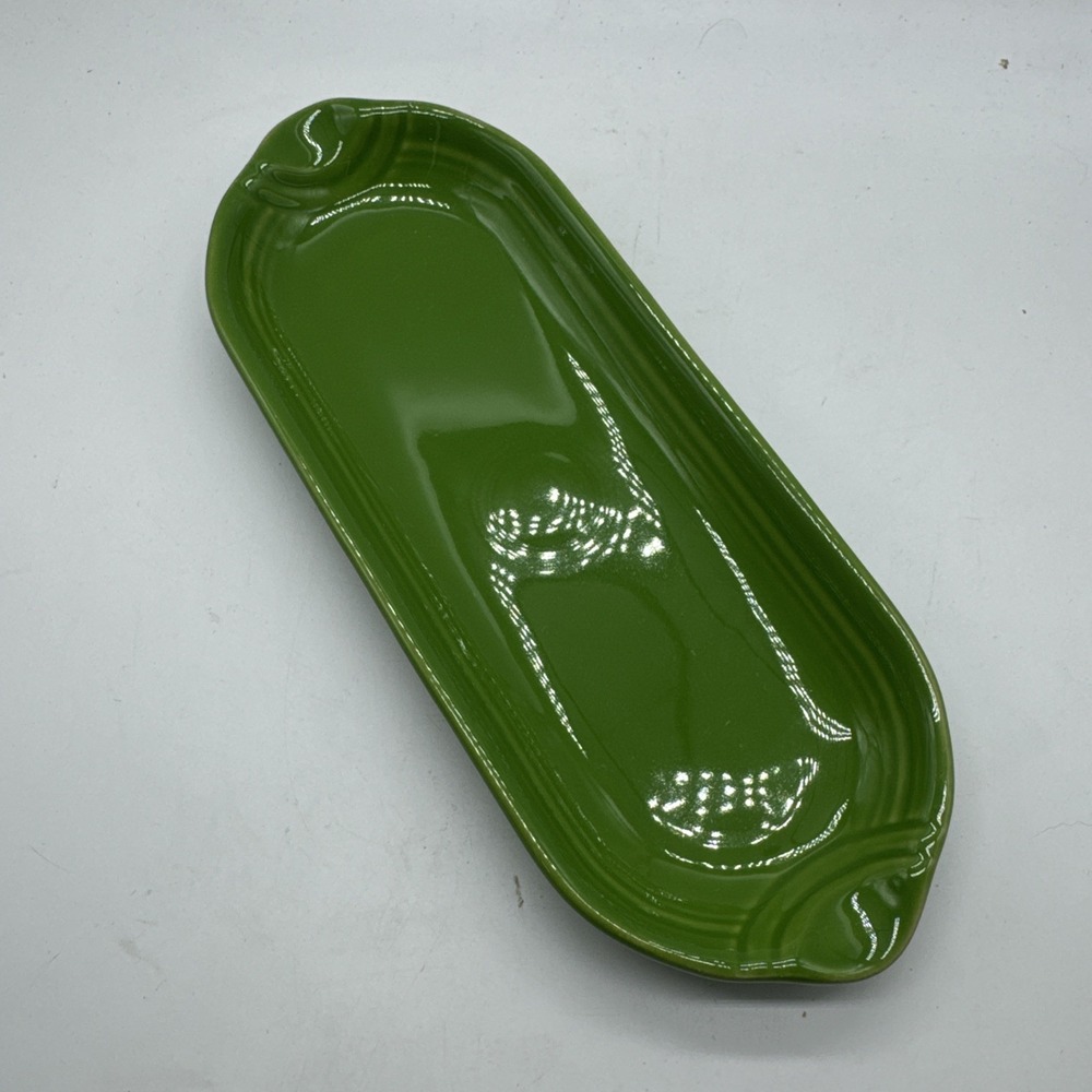 Fiesta Shamrock Green Relish Tray Insert 9.5" HLC Homer Laughlin Retired #2